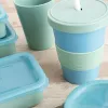 Stačiakampė priešpiečių dėžutė su dangteliu Quid Inspira 1,34 L Žalia Plastmasinis (12 vnt.)