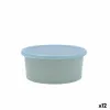 Apaļa Pusdienu Kastīte ar Vāku Quid Inspira 760 ml Zaļš Plastmasa (12 gb.)