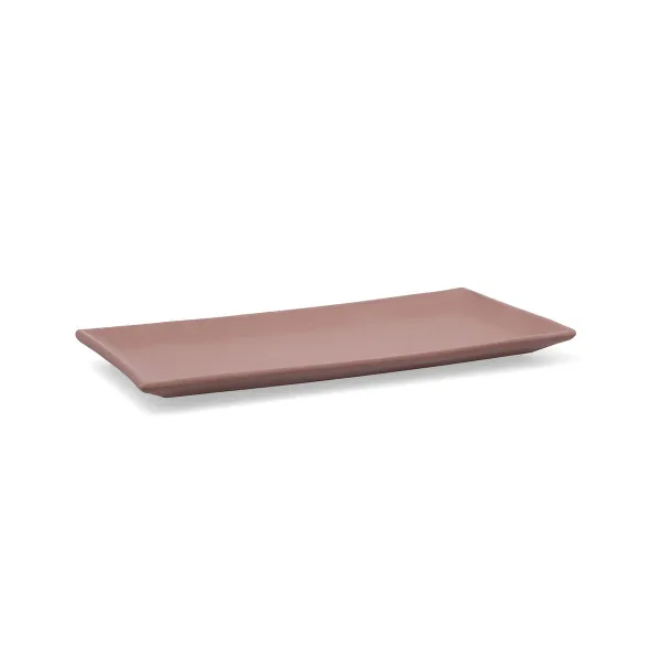 Välipalatarjotin Quid Mineral Gres Terrakotta Keraminen 15 x 30 cm (8 osaa)