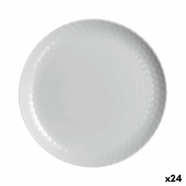 Plokščia lėkštė Luminarc Pampille Granit Pilka stiklas 25 cm (24 vnt.)