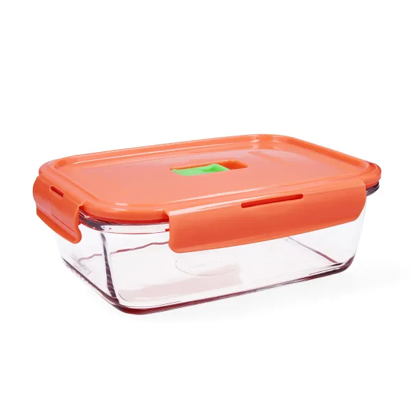 Hermētiska Pusdienu Kastīte Luminarc Pure Box Holy Daudzkrāsains Stikls 1,22 L (6 gb.)