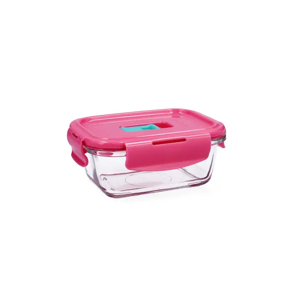 Hermētiska Pusdienu Kastīte Luminarc Pure Box Holy Daudzkrāsains Stikls 380 ml (6 gb.)