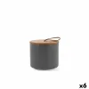 Purkki Quid Ozon Harmaa Keraminen 10,4 x 10 cm (6 osaa)