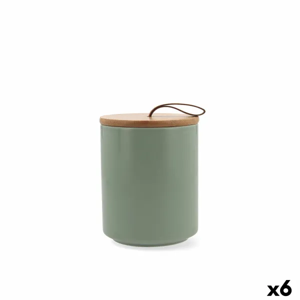Stiklainis Quid Ozon Žalia Keramikinis Paklodės 10,4 x 13 cm (6 vnt.)