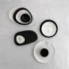 Piece Coffee Cup Set Bidasoa Fosil White Ceramic Aluminium Oxide 80 ml (12 Units)