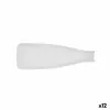 Välipalatarjotin Bidasoa Fosil Valkoinen Keraminen Alumiinioksidi Pullo 31 x 10,1 x 4 cm (12 osaa)
