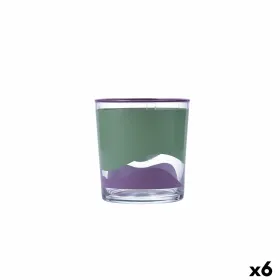Lasi Quid Kaleido Monivärinen Lasi Abstrakti 380 ml (6 osaa)