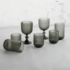 Бокал Bidasoa Fosil Серый Cтекло 370 ml (6 штук)