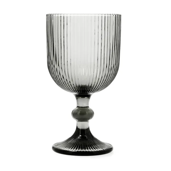 Бокал Bidasoa Fosil Серый Cтекло 370 ml (6 штук)