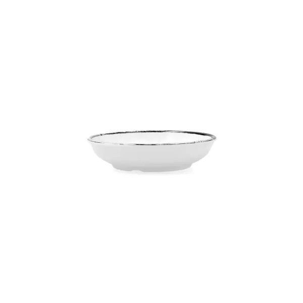 Блюдо Quid Select Filo Белый Чёрный Пластик 11,6 x 2,6 cm (24 штук)