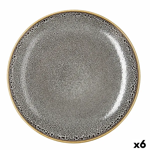 Plokščia lėkštė Ariane Jaguar Freckles Ruda Keramikinis 27 cm (6 vnt.)