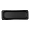 Snack tray Bidasoa Fosil Black Ceramic Aluminium Oxide 36 x 12,7 x 2,9 cm (9Units)