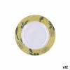 Dziļais šķīvis Quid Sicilia Daudzkrāsains Bioplastika 20 cm (12 gb.)