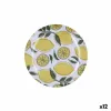Desertinė lėkštė Quid Sicilia Spalvotas Bioplastikas 20 cm (12 vnt.)