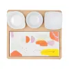 Serving set Quid Kaleido Multicolour Wood 23 x 19,5 x 3,5 cm 5 Pieces