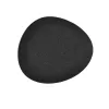 Plakans trauks Bidasoa Fosil Melns Keramika Ovāls 22,8 x 20,1 x 2,2 cm (9 gb.)