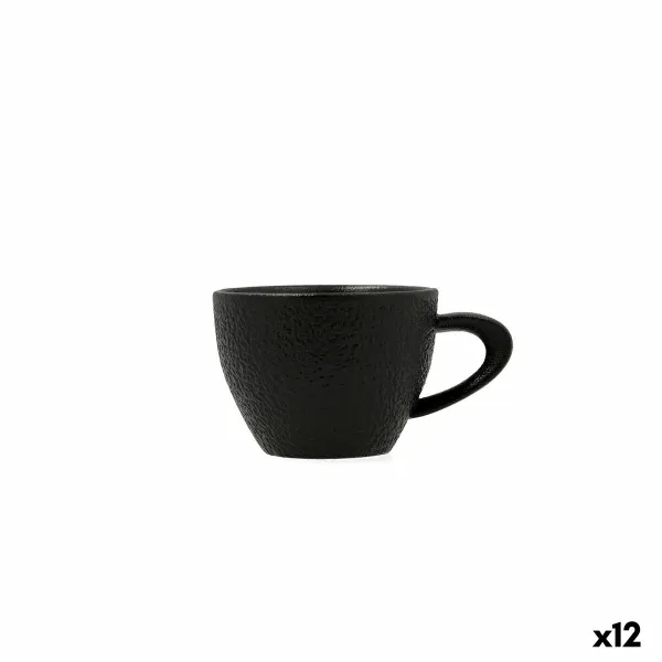 Набор из кофейных чашек Bidasoa Fosil Чёрный Керамика Глинозем 800 ml (12 штук)