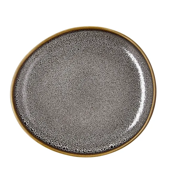 Plakans trauks Ariane Jaguar Freckles Brūns Keramika Ovāls 25 cm (8 gb.)