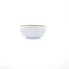 Bowl Ariane Jaguar Freckles White Brown Ceramic 12 cm (12 Units)