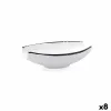 Kulho Ariane Vital Filo Valkoinen Musta Keraminen 19 x 13,5 cm (8 osaa)