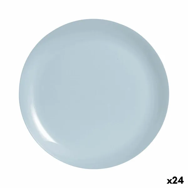 Plakans trauks Luminarc Diwali Paradise Zils Stikls 25 cm (24 gb.)