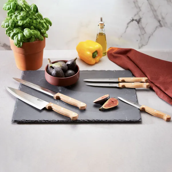 Leipäveitsi Richardson Sheffield Artisan Metalli Ruostumaton teräs 23 cm Luonnollinen