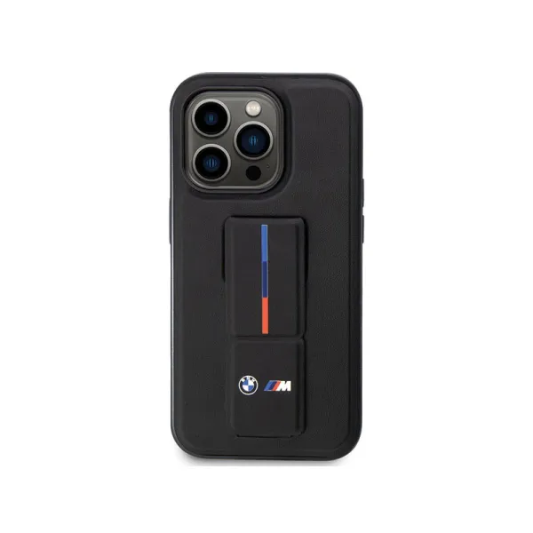 BMW Grip Stand Hot Stamp - Case for iPhone 14 Pro (Black)