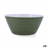 Salotų Dubuo Quid Sicilia Spalvotas Bioplastikas 25 x 12 cm (12 vnt.)