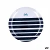 Plokščia lėkštė Quid Atlantic Spalvotas Bioplastikas 25 cm (12 vnt.)