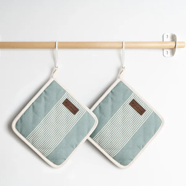 Oven Pot Holder Vinthera Okapi Bicoloured 20 x 20 cm (12 Units)