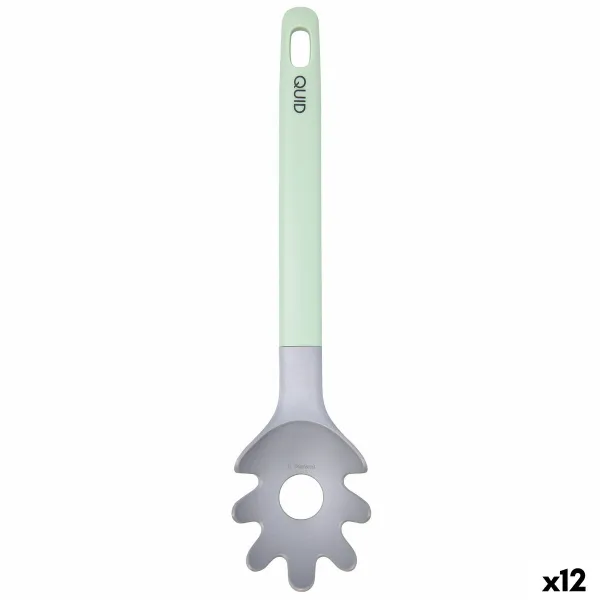 Ложка для пасты Quid Ozon Зеленый Пластик 32 cm (12 штук)