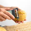 Нож для чистки овощей и фруктов Quid Ozon Зеленый Металл 11 cm (12 штук)