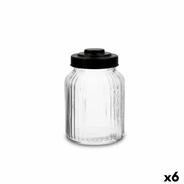 Purkki Quid Maison Läpinäkyvä Lasi 1 L (6 osaa)