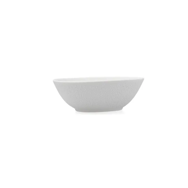 Dubuo Bidasoa Fosil Balta Keramikinis Ovalus 14 x 12,4 x 4,8 cm (12 vnt.)