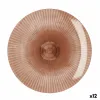 Litteä Lautanen Quid Sunset Koralli Muovinen 26 cm (12 osaa)