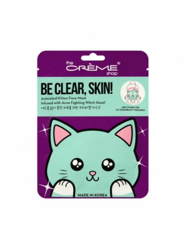 Facial Mask The Crème Shop Be Clear, Skin! Kitten (25 g)