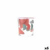 Lasi Quid Kaleido Monivärinen Lasi Abstrakti 380 ml (6 osaa)