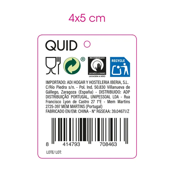 Защита от брызг Quid Rico 29 cm Защита от брызг