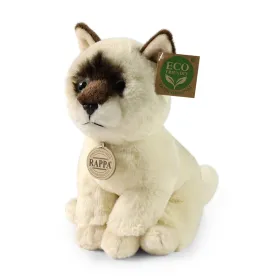Rappa - Plush realistic mascot Ragdoll cat sitting 23 cm Eco-Friendly Soft Collection