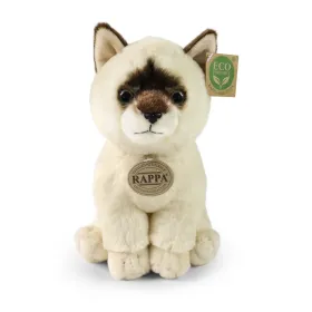 Rappa - Plush realistic mascot Ragdoll cat sitting 23 cm Eco-Friendly Soft Collection