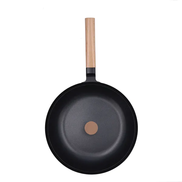 Casserole with Lid Quid Naturalia Black Metal 28 cm With lid Stews