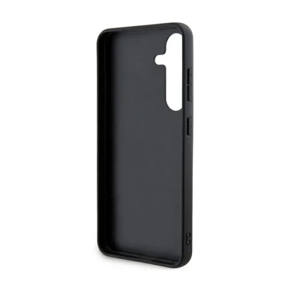 DKNY Leather Mono Stripe & Metal Logo - Samsung Galaxy S24 Case (black)