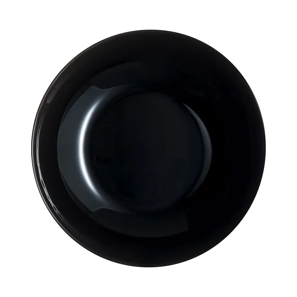 Глубокое блюдо Luminarc Zelie Negro Чёрный Cтекло Ø 20 cm (12 штук)