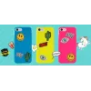 PURO Patch Mania - Case for Samsung Galaxy A3 (2017) containing 5 stickers (yellow)