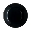 Jälkiruokalautanen Luminarc Zelie Negro Musta Lasi Ø 18 cm (12 osaa)