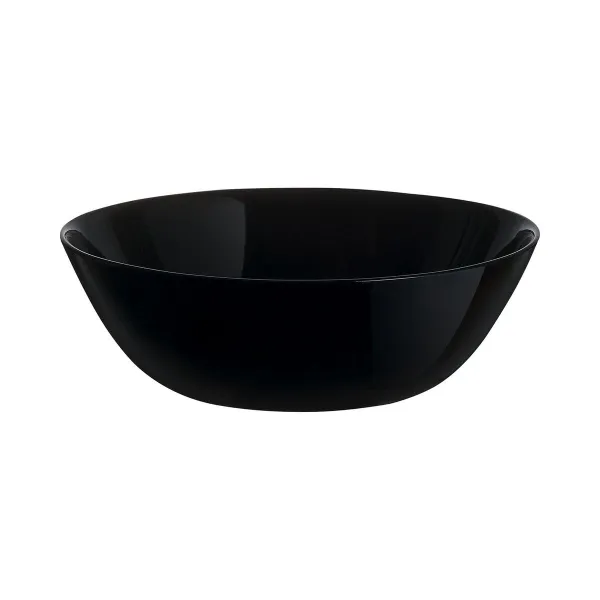 Uzkodu Bļoda Luminarc Zelie Negro Melns Stikls (12 gb.)