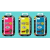 PURO Patch Mania - Case for Samsung Galaxy A3 (2017) containing 5 stickers (yellow)