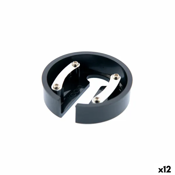 Butelio kapsulės peilis Koala Perfect Juoda Plastmasinis 6 x 2 cm 12 vnt.