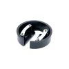 Butelio kapsulės peilis Koala Perfect Juoda Plastmasinis 6 x 2 cm 12 vnt.