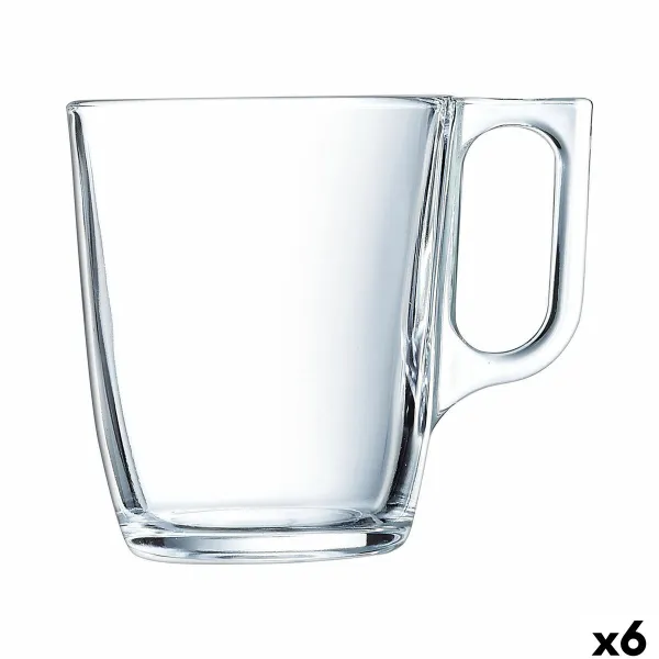 Muki Arcoroc Voluto Läpinäkyvä 250 ml (6 osaa)